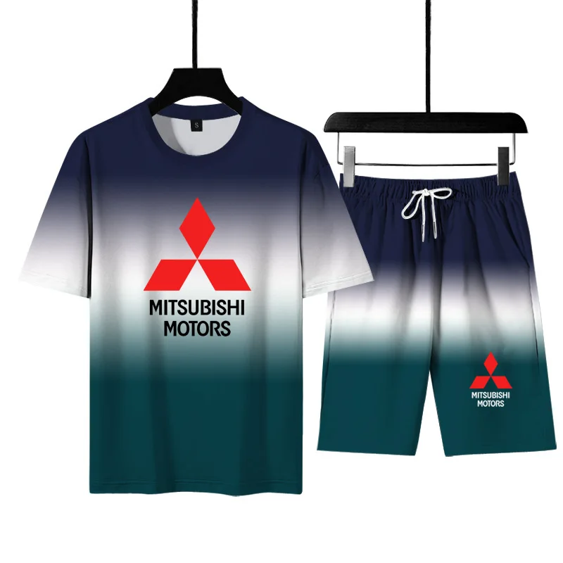 Summer short sleeve Mitsubishi Car Logo Printing Fashion Casual Cotton High Quality Men's T-shirt + shorts two-piece suit
Summer short sleeve Mitsubishi Car Logo Printing Fashion Casual Cotton High Quality Men's T-shirt + shorts two-piece suit