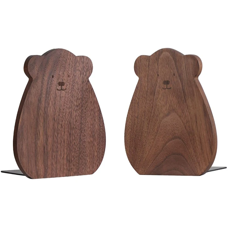 Bookends for Shelves, Decorative Book Ends for Children, Non-Skip Wooden Bookends for Office/Home/School(Walnut 1 Pair)
Bookends for Shelves, Decorative Book Ends for Children, Non-Skip Wooden Bookends for Office/Home/School(Walnut 1 Pair)