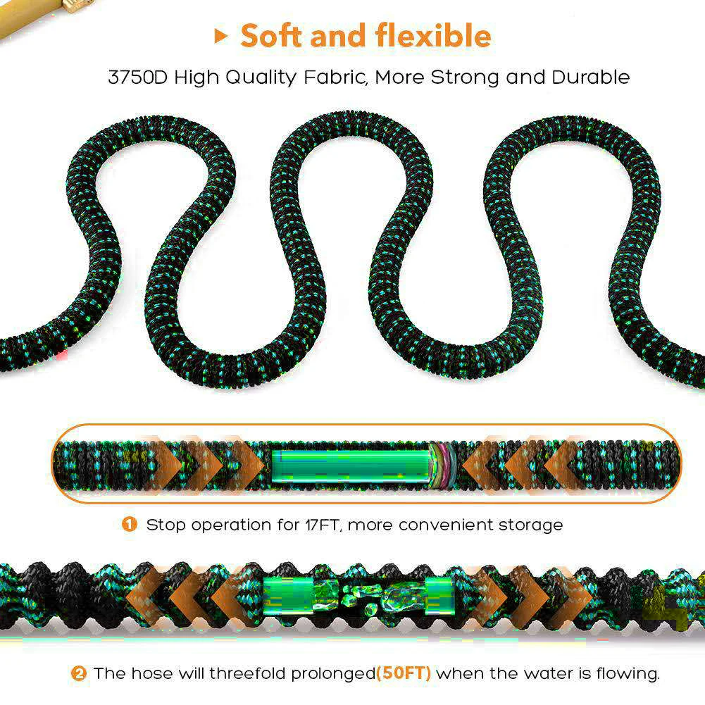 Garden Retractable Magic Hose | Water gun, EU high pressure car wash hose with metal spray gun outdoor garden watering
Garden Retractable Magic Hose | Water gun, EU high pressure car wash hose with metal spray gun outdoor garden watering