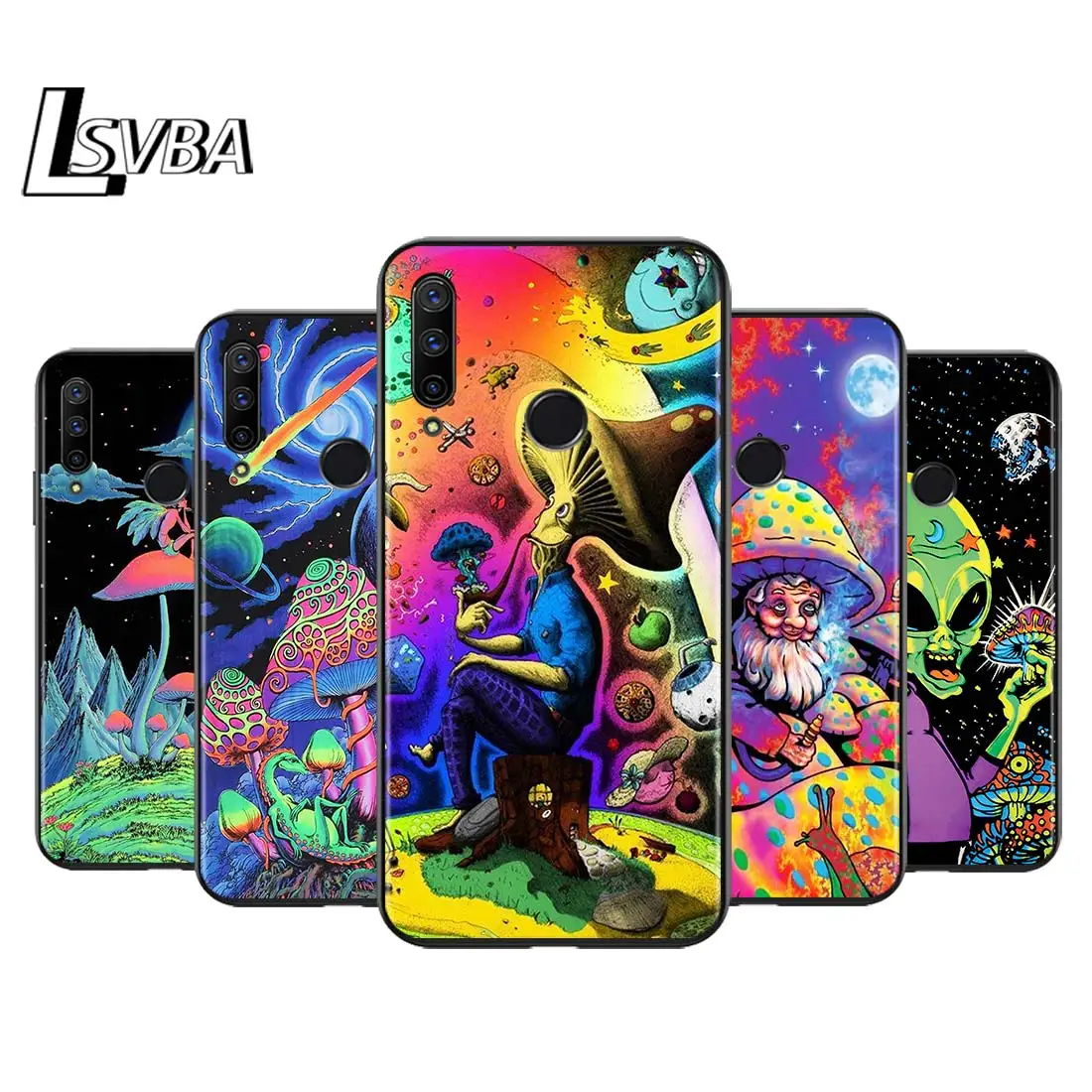 Psychedelic Mushroom for Huawei Honor 30 20S 20 10i 9S 9A 9C 9X 8X 10 9 Lite 8A 7C 7A Pro Phone Case Black Cover
Psychedelic Mushroom for Huawei Honor 30 20S 20 10i 9S 9A 9C 9X 8X 10 9 Lite 8A 7C 7A Pro Phone Case Black Cover