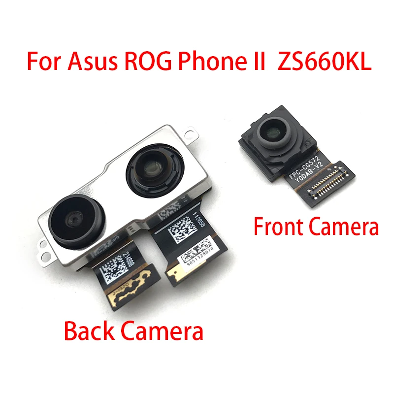 Back Big Main Camera Module And Front Small Camera Module Flex Cable For ASUS ROG Phone II ZS660KL 2019
Back Big Main Camera Module And Front Small Camera Module Flex Cable For ASUS ROG Phone II ZS660KL 2019