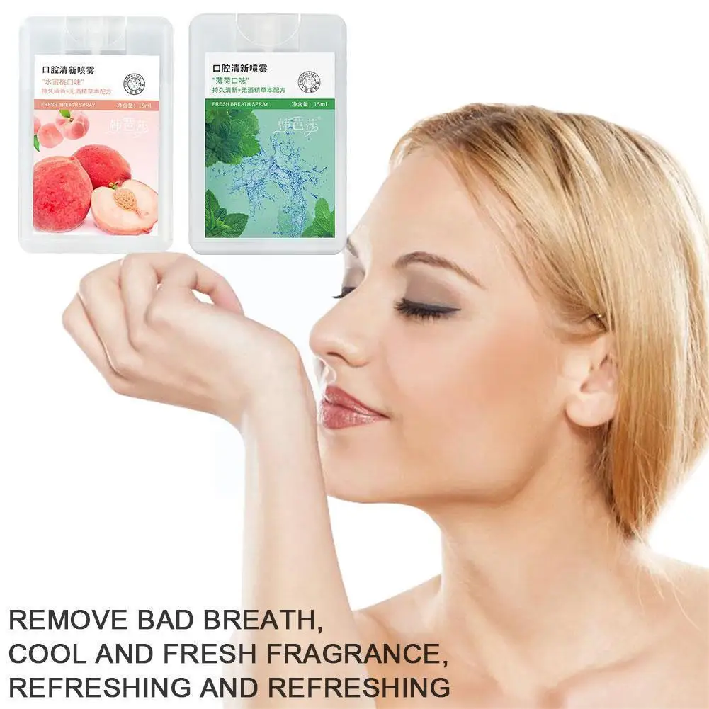 30pcs 20ml Breath Freshener Spray Peach Lemon Treatment Odor Treatment Halitosis Liquid Refresher Care Spray M4z2
30pcs 20ml Breath Freshener Spray Peach Lemon Treatment Odor Treatment Halitosis Liquid Refresher Care Spray M4z2