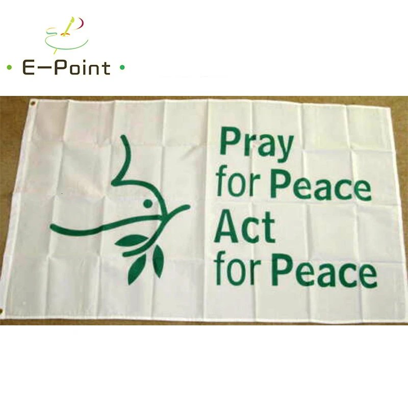 Молитвенный знак флага мира, акт, палка мира, 2 фута * 3 фута (60*90 см), 3 фута * 5 футов (90*150 см), размер, рождественские украшения для дома, флаг, бан... 
Молитвенный знак флага мира, акт, палка мира, 2 фута * 3 фута (60*90 см), 3 фута * 5 футов (90*150 см), размер, рождественские украшения для дома, флаг, бан...