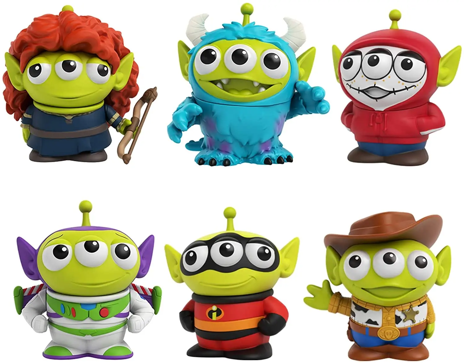 Original Disney Pixar GMJ30 Monsters Aliens Remix Action Anime Figures Three Eyes Cute Mini Toys for Boys Girls Christmas Gifts
Original Disney Pixar GMJ30 Monsters Aliens Remix Action Anime Figures Three Eyes Cute Mini Toys for Boys Girls Christmas Gifts