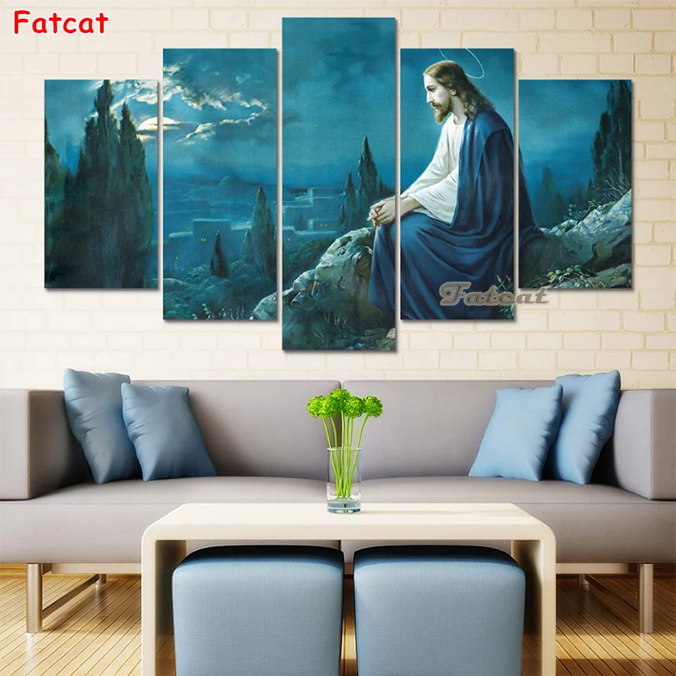 Diamond Embroidery Christian religion jesus Diamond Painting Full Square/round drill Mosaic Cross Stitch Wall Art 5pcs PP3607 
Diamond Embroidery Christian religion jesus Diamond Painting Full Square/round drill Mosaic Cross Stitch Wall Art 5pcs PP3607