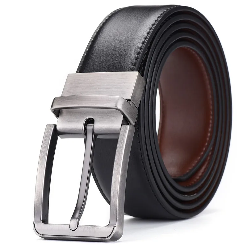 2021 Men's genuine leather business affairs Belt brand Women's quality alloy rotate buckle The belt can be used on both sides
2021 Men's genuine leather business affairs Belt brand Women's quality alloy rotate buckle The belt can be used on both sides