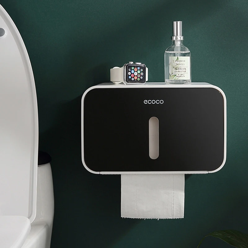 ECOCO Waterproof Tissue Box Wall Mounted Paper Roll Holder Paper Dispenser for Hotel Home Bathroom Kitchen Toilet Decorations
ECOCO Waterproof Tissue Box Wall Mounted Paper Roll Holder Paper Dispenser for Hotel Home Bathroom Kitchen Toilet Decorations