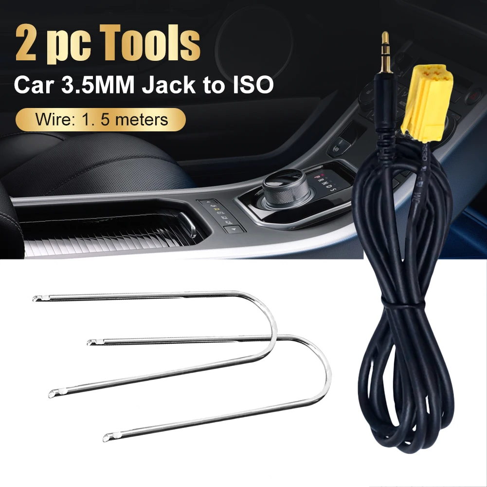 Car 3.5MM Jack to ISO 6Pin Connector Aux Cable for Alfa Romeo Fiat Grande Punto Aux-in Audio Cable 2 pc Tools Adapters & Sockets
Car 3.5MM Jack to ISO 6Pin Connector Aux Cable for Alfa Romeo Fiat Grande Punto Aux-in Audio Cable 2 pc Tools Adapters & Sockets