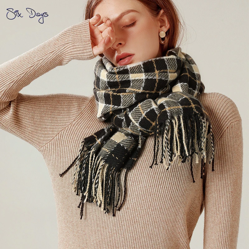 Women Plaid Knitted Scarf Winter Warm Lady Shawl And Wrap Bandana Pashmina Long Tassel Female Foulard Bufandas Thick Blanket
Women Plaid Knitted Scarf Winter Warm Lady Shawl And Wrap Bandana Pashmina Long Tassel Female Foulard Bufandas Thick Blanket