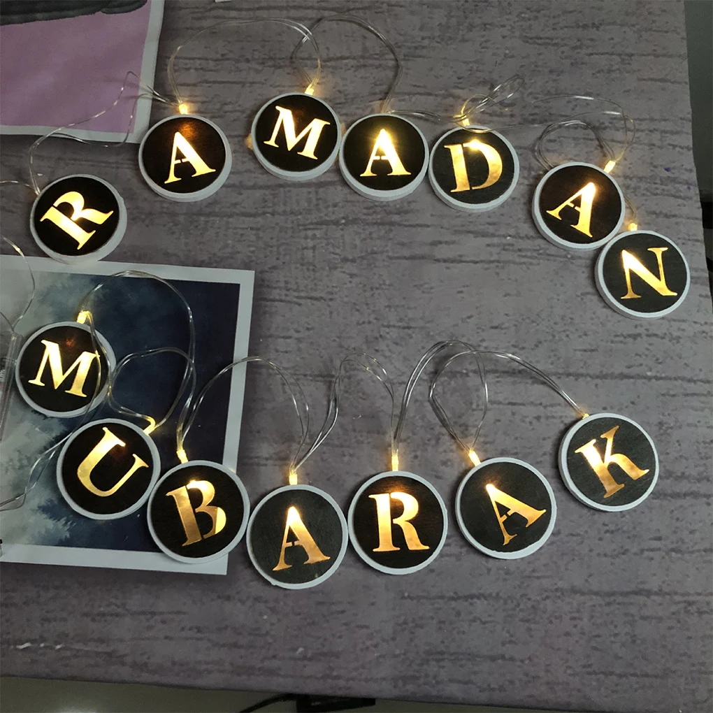 Eid Mubarak Decoration LED String Light Night Lamp Hanging Ramadan Islamic Party Supply
Eid Mubarak Decoration LED String Light Night Lamp Hanging Ramadan Islamic Party Supply