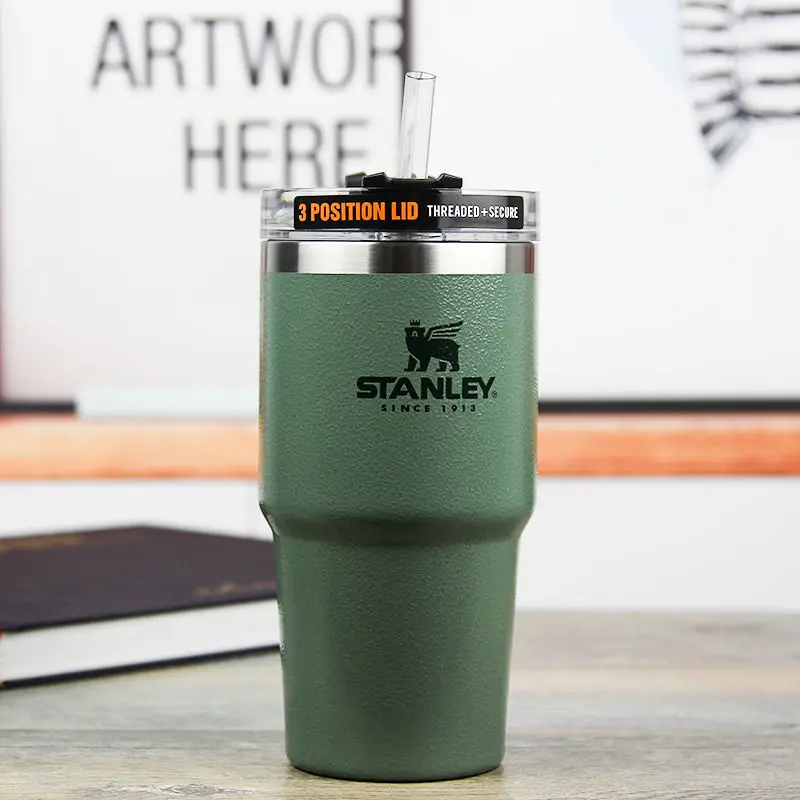 Американский термос большой емкости STANLEY, чашка из нержавеющей стали, соломенная чашка, большая портативная кофейная чашка для пары
Американский термос большой емкости STANLEY, чашка из нержавеющей стали, соломенная чашка, большая портативная кофейная чашка для пары