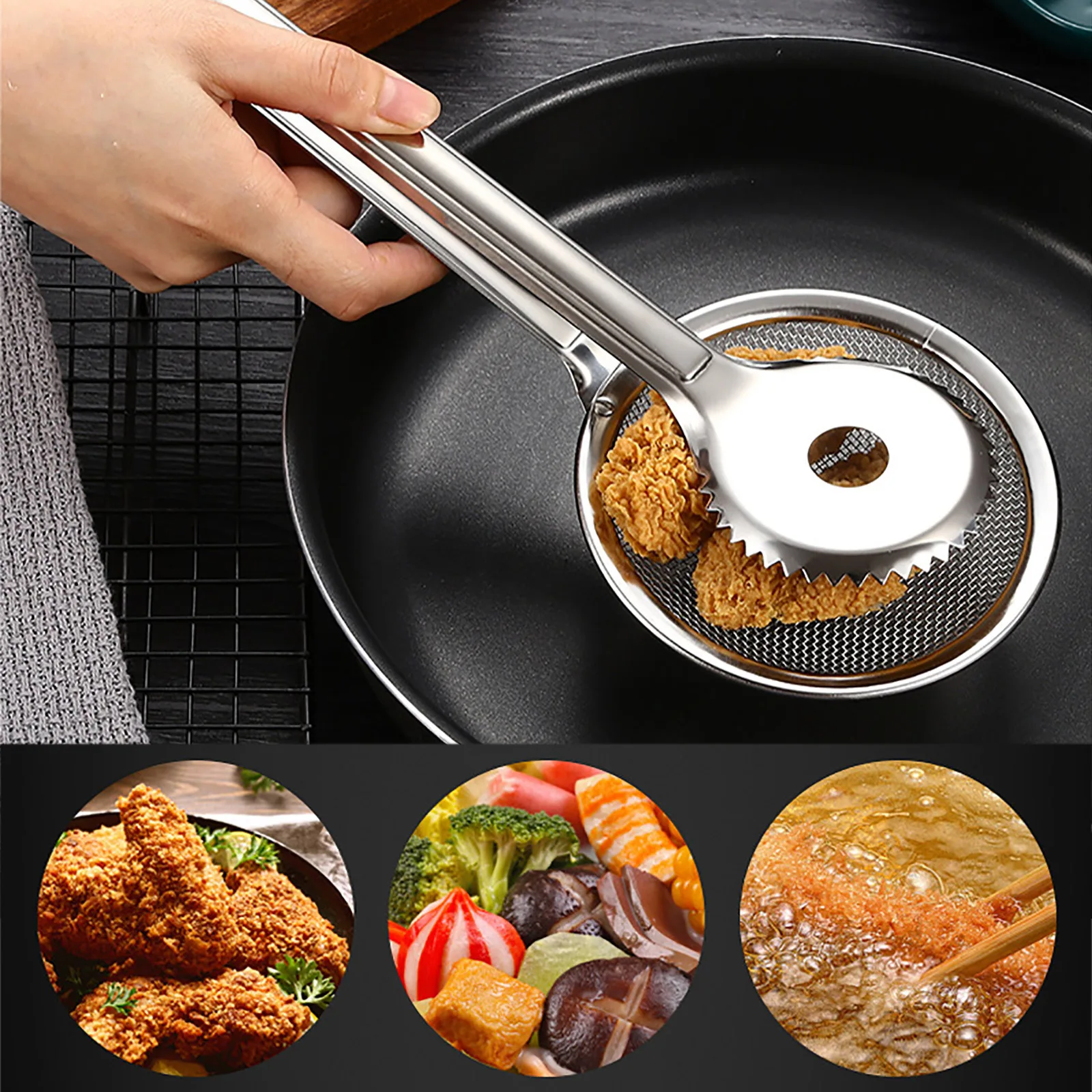 Leakage Spoon Kitchen Gadget Colander Kitchen Tool Fried Food Oil Filter For Kitchen Home Accessories Kitchen Utensils Strainer
Leakage Spoon Kitchen Gadget Colander Kitchen Tool Fried Food Oil Filter For Kitchen Home Accessories Kitchen Utensils Strainer