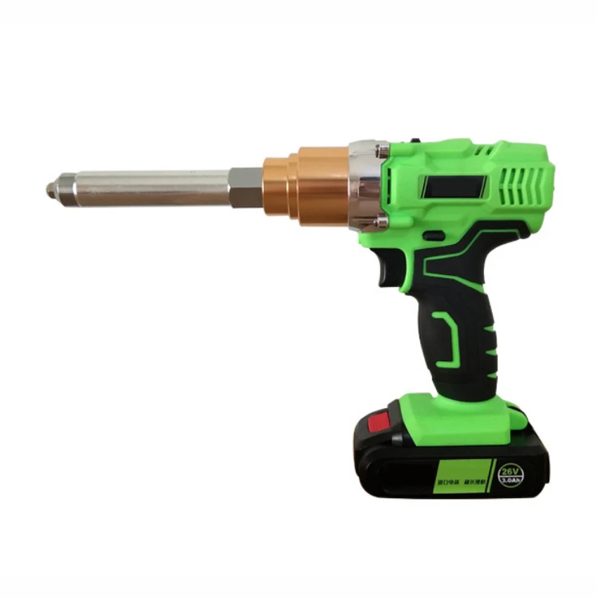 26V 6000mAh Electric Riveter Gun Portable Cordless Rechargeable Blind Riveter Gun Support 2.4mm-5.0mm Rivet With LED light
26V 6000mAh Electric Riveter Gun Portable Cordless Rechargeable Blind Riveter Gun Support 2.4mm-5.0mm Rivet With LED light