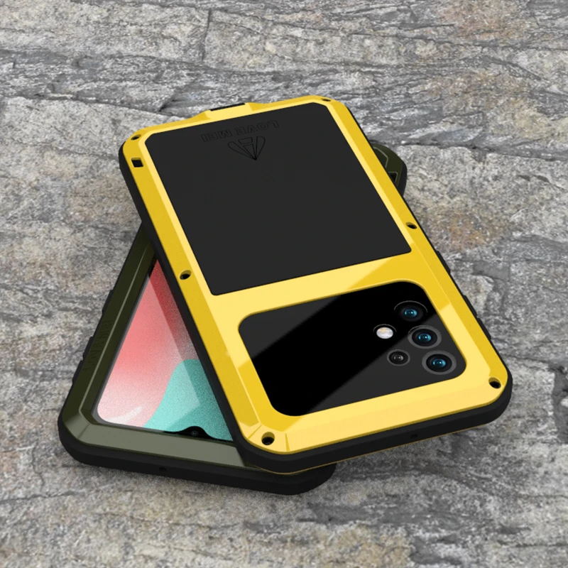 360 Full Protective Shockproof armor phone Case for Samsung Galaxy A32 5G Metal Aluminum Bumper Cover for Samsung A32 5G Case
360 Full Protective Shockproof armor phone Case for Samsung Galaxy A32 5G Metal Aluminum Bumper Cover for Samsung A32 5G Case