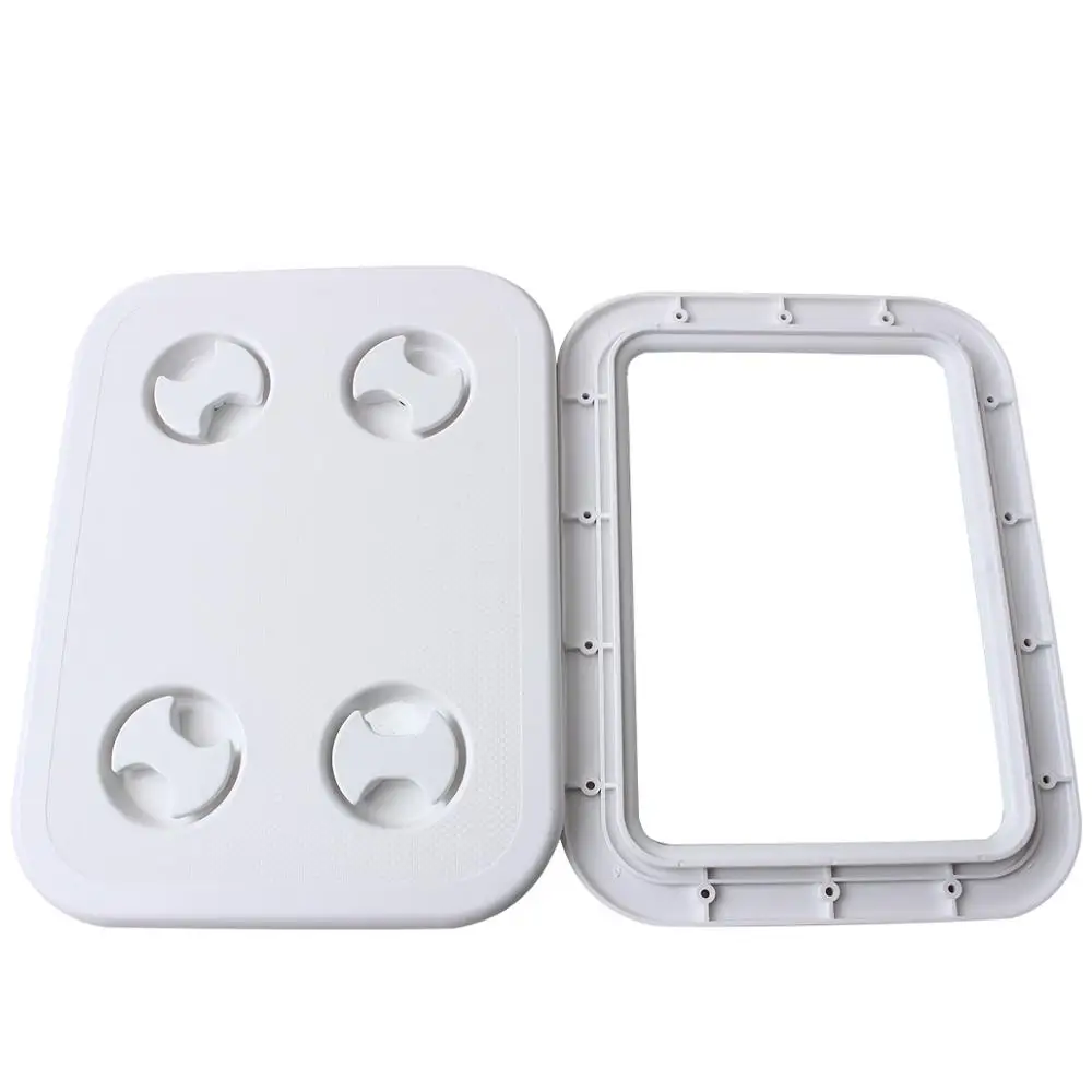 White ABS Marine rectangle deck cover hand hole boat porthole cover storage box cover for RV Boat Yatch
White ABS Marine rectangle deck cover hand hole boat porthole cover storage box cover for RV Boat Yatch