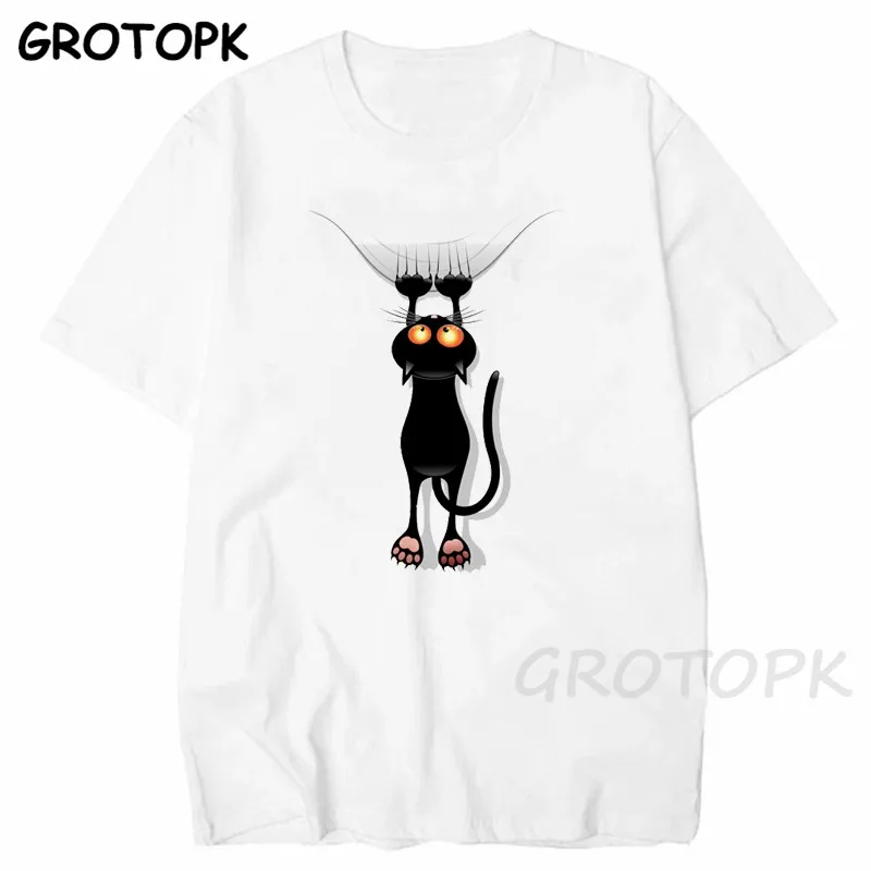 2022 Funny T Shirts Women Harajuku Black Cat Prints Top Woemn Simple Casual Short Sleeve Cotton Women's T Shirt Female Tees Tops
2022 Funny T Shirts Women Harajuku Black Cat Prints Top Woemn Simple Casual Short Sleeve Cotton Women's T Shirt Female Tees Tops