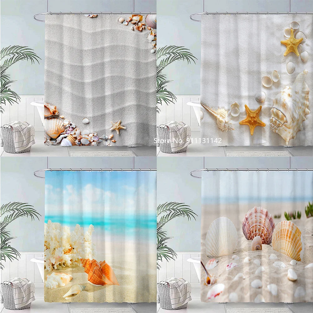 Стильная летняя декоративная душевая занавеска для пляжа и ванной, Полиэстеровая Водонепроницаемая 3d-занавеска для душа с морскими звезда...
Стильная летняя декоративная душевая занавеска для пляжа и ванной, Полиэстеровая Водонепроницаемая 3d-занавеска для душа с морскими звезда...