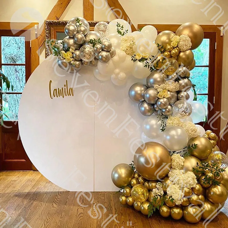 112pcs Chrome Gold Silver Balloons Garland Arch Kit Confetti Balloon White Globos Wedding Birthday Party Decor Kids Baby Shower
112pcs Chrome Gold Silver Balloons Garland Arch Kit Confetti Balloon White Globos Wedding Birthday Party Decor Kids Baby Shower