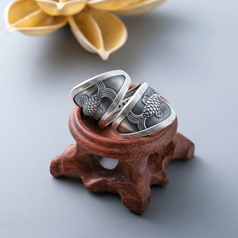 The New Retro Distressed Pisces Chengxiang Silver Ring Has More Than Domineering Personality Jewelry Accessories Every Year
The New Retro Distressed Pisces Chengxiang Silver Ring Has More Than Domineering Personality Jewelry Accessories Every Year
