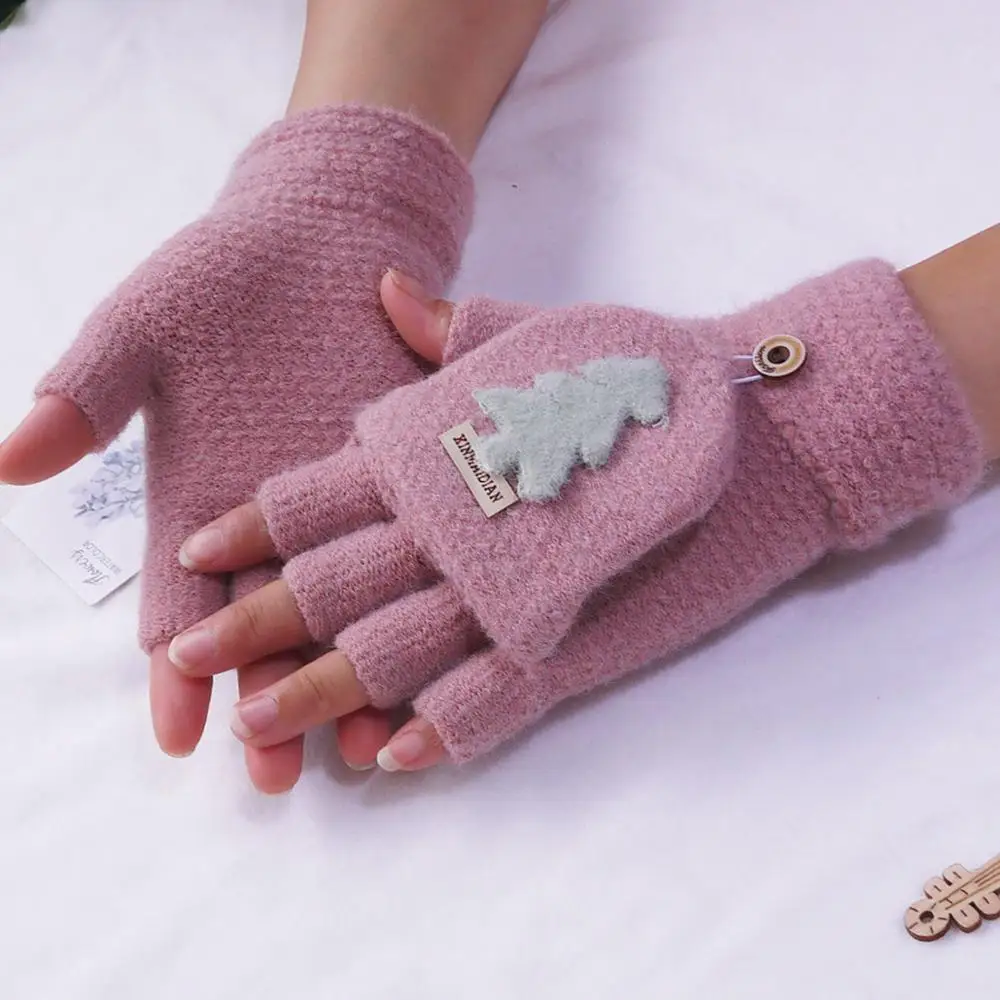 Fashion Women Winter Gloves Fingerless Touch Screen Acrylic Knitted Stretch Mittens Thick Warmer Christmas Tree Writing Working
Fashion Women Winter Gloves Fingerless Touch Screen Acrylic Knitted Stretch Mittens Thick Warmer Christmas Tree Writing Working