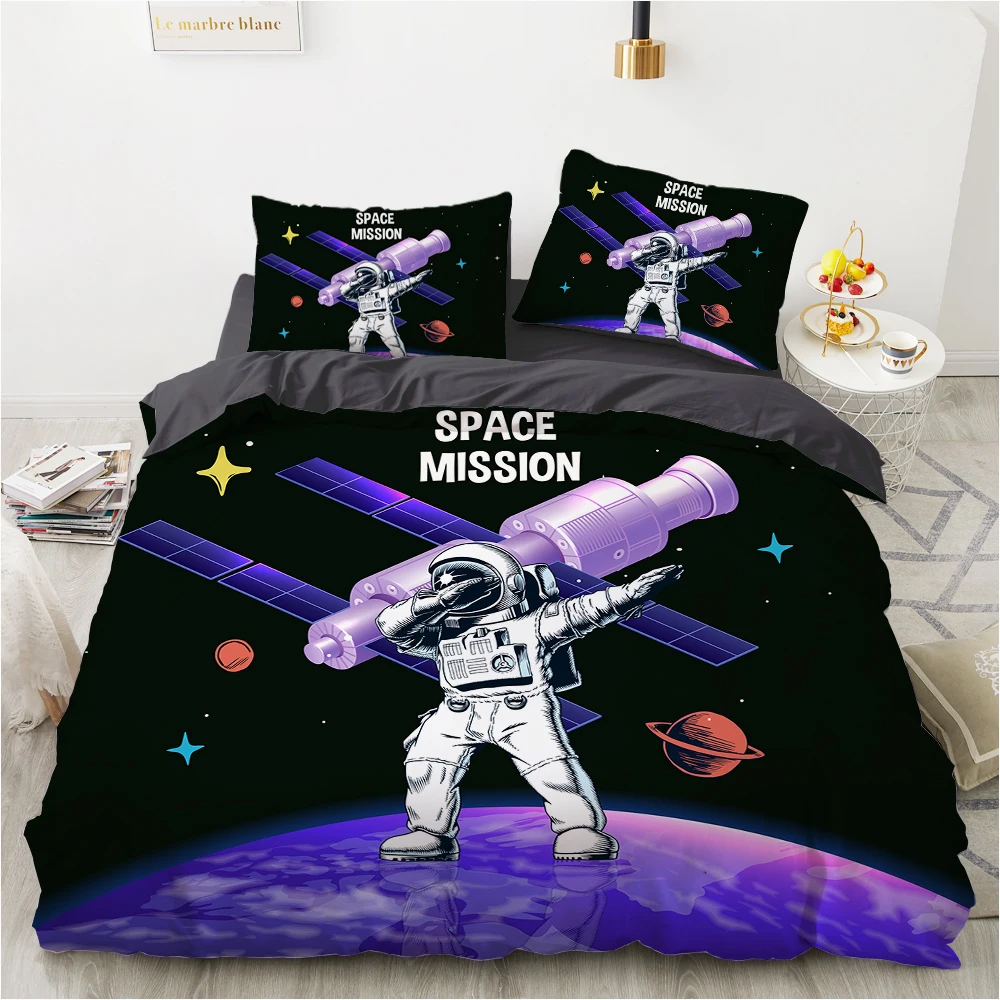 Cartoon Children's Bedding set for kids baby girls Duvet cover set pillow case Bed linens Quilt cover 135 140x200 Space mission
Cartoon Children's Bedding set for kids baby girls Duvet cover set pillow case Bed linens Quilt cover 135 140x200 Space mission