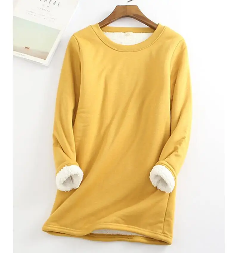 2021 Autumn Winter Knitted Sweater Women Pullover O Neck Long Sleeve Loose Plus Size Warm Sweater Female Long Add Plush Tops
2021 Autumn Winter Knitted Sweater Women Pullover O Neck Long Sleeve Loose Plus Size Warm Sweater Female Long Add Plush Tops