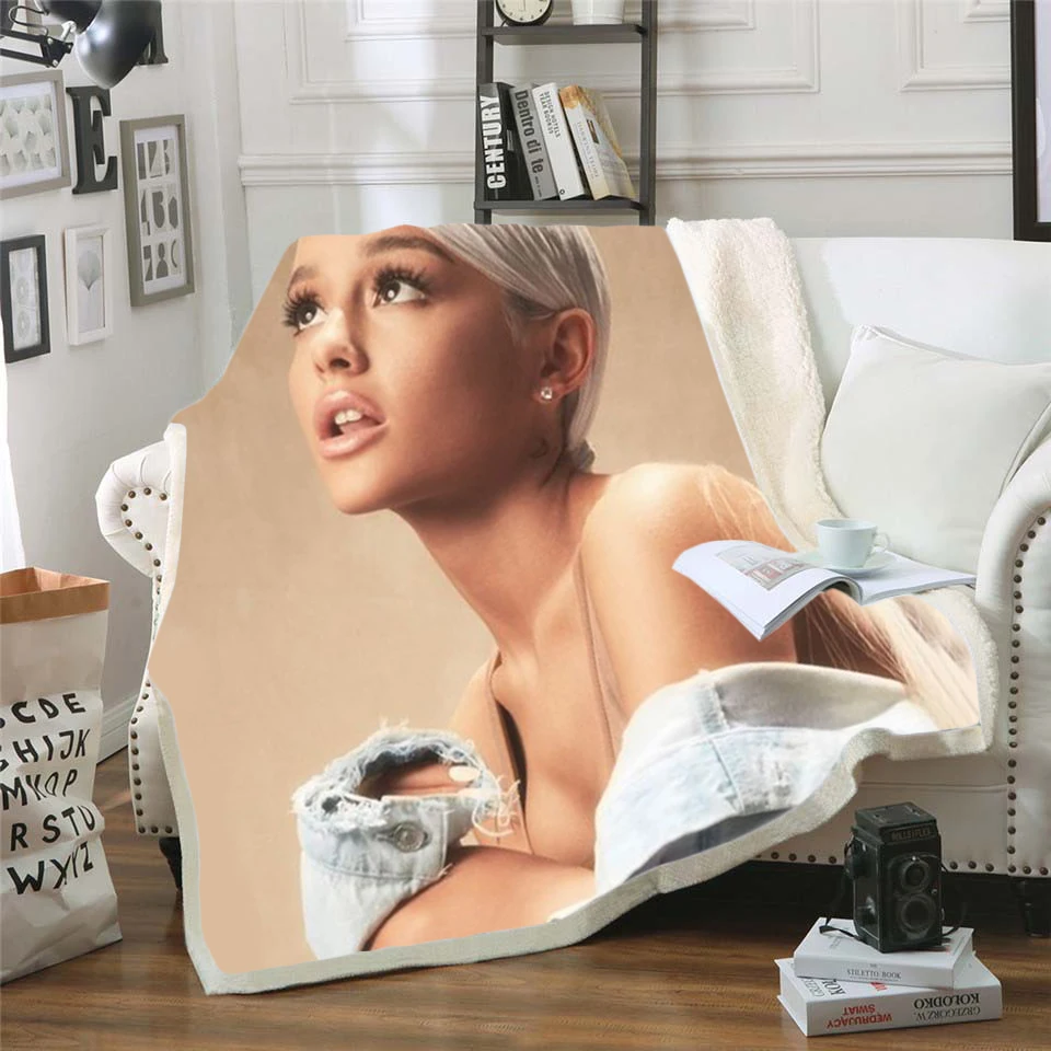 Ariana Grand Fleece Blanket Plush 3d Printed for Adults Sofa Sherpa Fleece Bedspread Wrap Throw Blanket style-10
Ariana Grand Fleece Blanket Plush 3d Printed for Adults Sofa Sherpa Fleece Bedspread Wrap Throw Blanket style-10