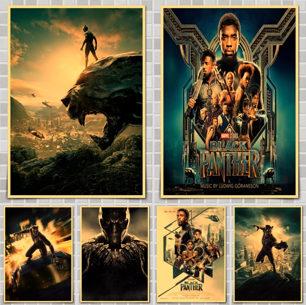 Marvel Black Panther (2018) Movie Poster Wall Stickers For Home Room Bar Decor Art
Marvel Black Panther (2018) Movie Poster Wall Stickers For Home Room Bar Decor Art