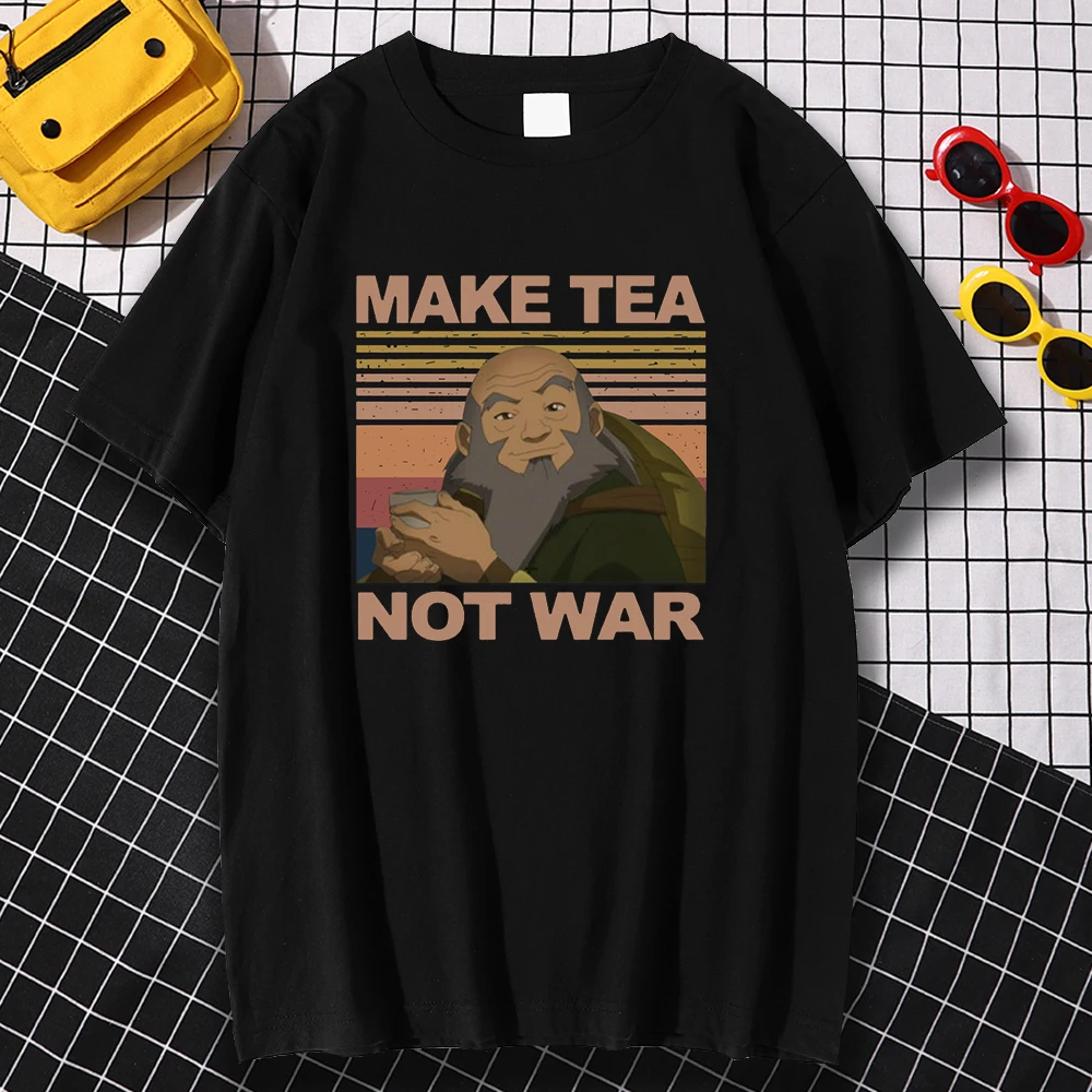 Vintage Make Tea Not War Funny Print Clothing Mens Harajuku Breathable New Fashion M-5XL T-Shirts Sweat Summer Tee T Shirt
Vintage Make Tea Not War Funny Print Clothing Mens Harajuku Breathable New Fashion M-5XL T-Shirts Sweat Summer Tee T Shirt