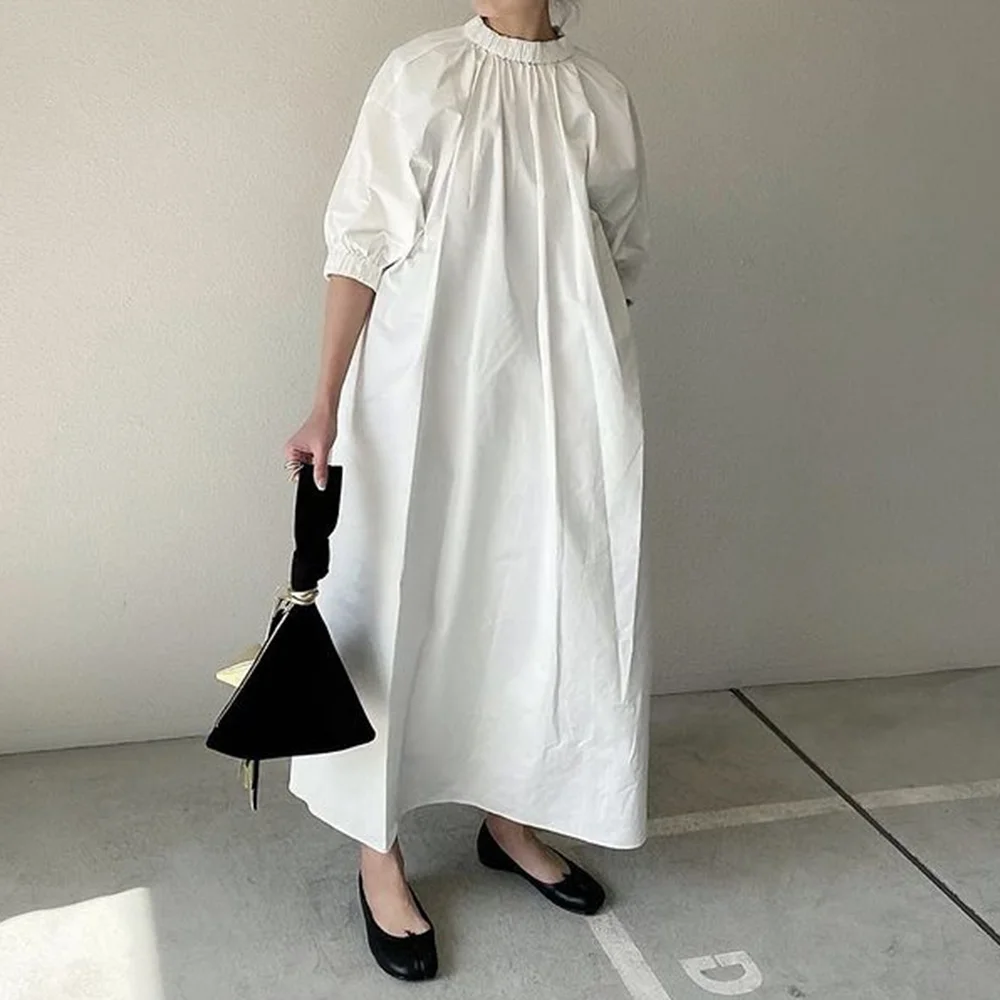 Fashion Long Japanese Dress 2021 Solid Color Spring and Summer Women's Zipper Shirt Round Neck Loose Slim Women's Fashion Simple
Fashion Long Japanese Dress 2021 Solid Color Spring and Summer Women's Zipper Shirt Round Neck Loose Slim Women's Fashion Simple
