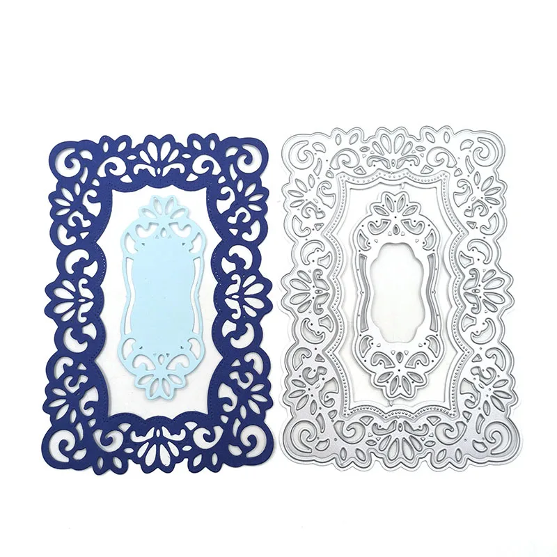 Lace Hollow Frame Metal Cutting Dies Stencil Template Die Cut Scrapbooking Embossing Dies Art Decoation Craft Knife Mold
Lace Hollow Frame Metal Cutting Dies Stencil Template Die Cut Scrapbooking Embossing Dies Art Decoation Craft Knife Mold