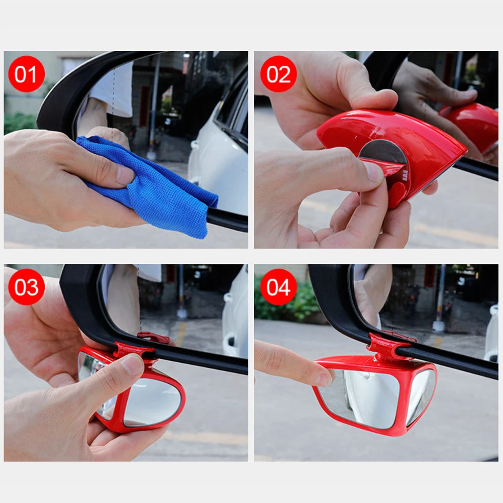 2PCS HD 360 Degree Adjustable Car Rear View Mirror Auto Rearview Back Mirror Vehicle Blind Spot Parking Mirror Accessories
2PCS HD 360 Degree Adjustable Car Rear View Mirror Auto Rearview Back Mirror Vehicle Blind Spot Parking Mirror Accessories