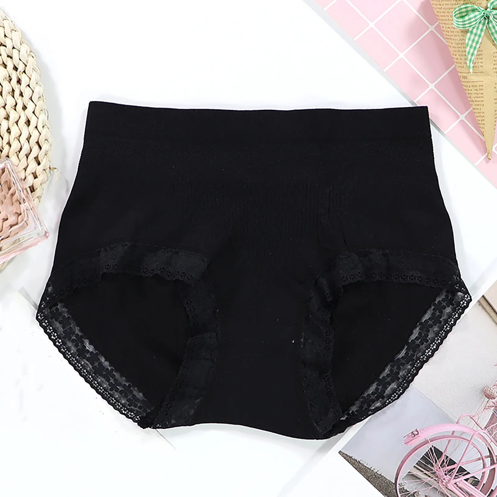 Women's Sexy Seamless Breathable Buttocks Mid-waist Panties Solid Ladies Casual Lace Trim Briefs Ropa Interior Femenina 2021
Women's Sexy Seamless Breathable Buttocks Mid-waist Panties Solid Ladies Casual Lace Trim Briefs Ropa Interior Femenina 2021