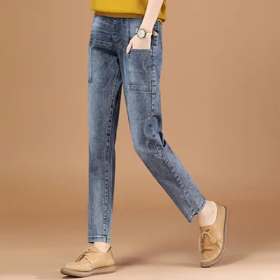 Loose women's waist jeans embroidered spring dress Korean version loose skinny Harlan trousers PT 070 6 2021 women jeans
Loose women's waist jeans embroidered spring dress Korean version loose skinny Harlan trousers PT 070 6 2021 women jeans