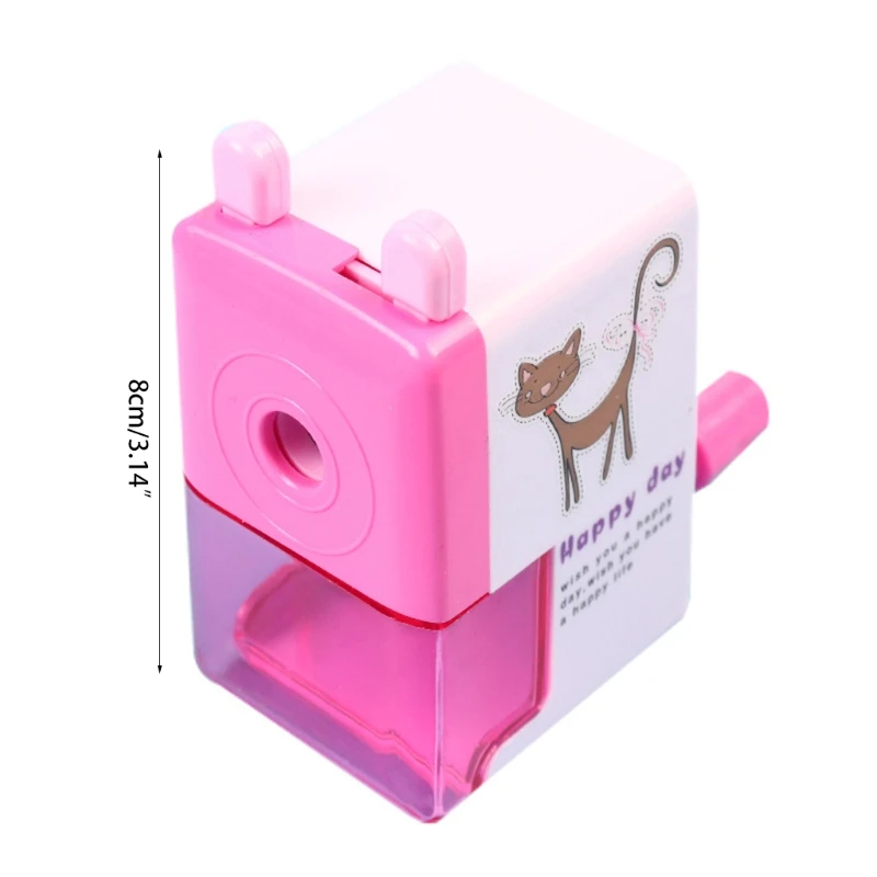 

Portable Manual Sharpener Fit for Hb/2B/charcoals/colored Pencils Makeups Pencils Cute Animal Designs for Adults Student