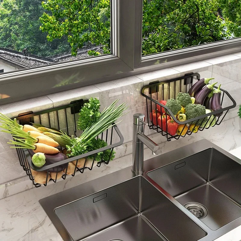 Practical Stainless Steel Kitchen No Drilling Wall Hanging Storage Basket Metal Wall Basket Spice Rack Fruit Drain Organizer
Practical Stainless Steel Kitchen No Drilling Wall Hanging Storage Basket Metal Wall Basket Spice Rack Fruit Drain Organizer