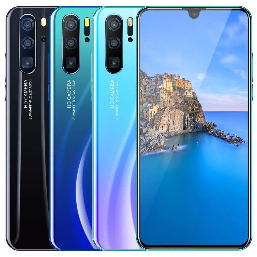 Новый P86 реальные 6 3 дюймовый ультра высокой четкости HD капли воды Экран Android 9 1