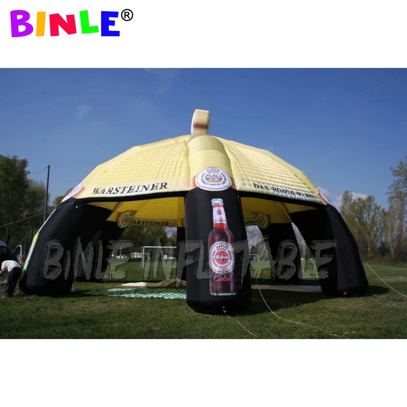 

Наружная надувная купольная палатка из ткани Оксфорд диаметром 8 м, палатка-паук с 6 ножками для рекламы