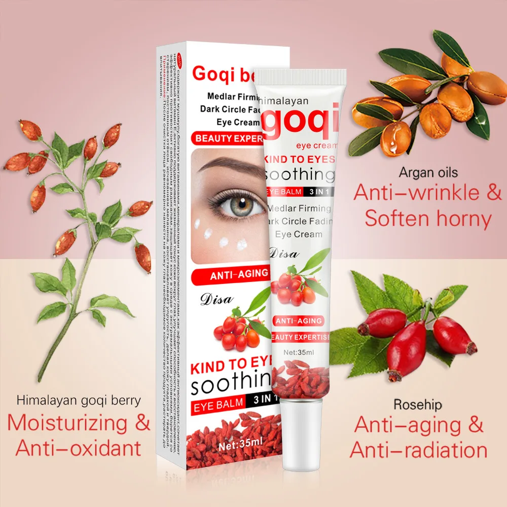 35ml Wolfberry Multi-effect Eye Cream Diminish Dark Circles Wrinkles and Bags Under The Eyes Eye Care
35ml Wolfberry Multi-effect Eye Cream Diminish Dark Circles Wrinkles and Bags Under The Eyes Eye Care