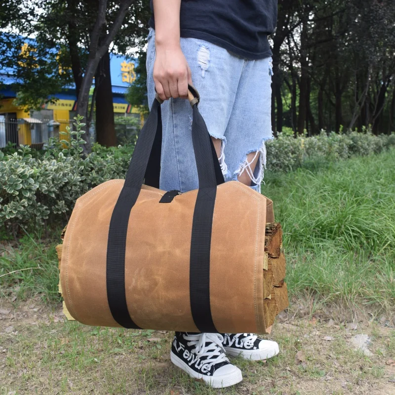 Outdoor Tote Camping Carry Bag Canvas Log Tote Bag Carrier Indoor Fireplace Firewood Totes Holders Fire Wood Carriers Carrying F
Outdoor Tote Camping Carry Bag Canvas Log Tote Bag Carrier Indoor Fireplace Firewood Totes Holders Fire Wood Carriers Carrying F