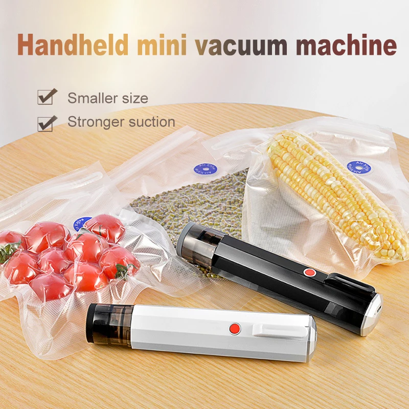 Вакуумный мини-упаковщик с USB, ручная вакуумная упаковочная машина, портативный упаковщик пластиковых пакетов, Кухонная машина для хранени...
Вакуумный мини-упаковщик с USB, ручная вакуумная упаковочная машина, портативный упаковщик пластиковых пакетов, Кухонная машина для хранени...