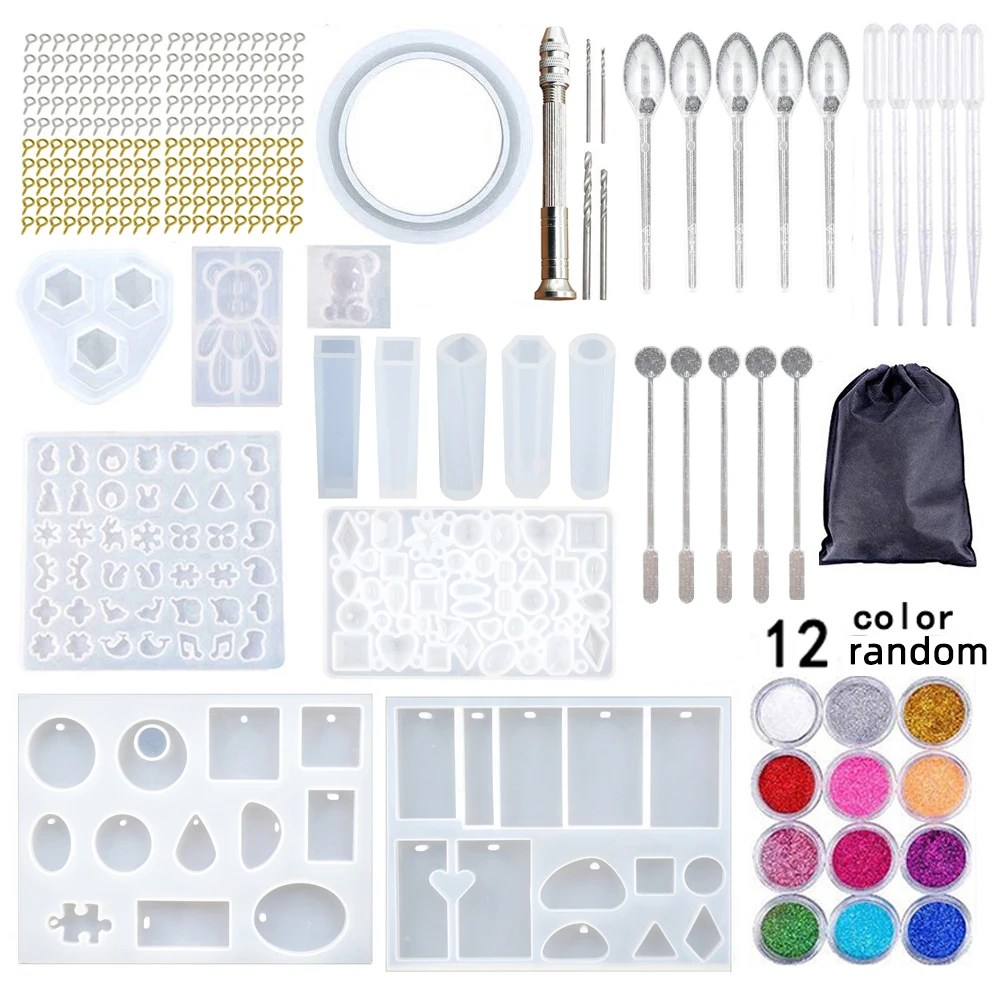 246 Piece Resin DIY Silicone Mold for Resin Molds and Tools Set for Jewelry Pendant Bracelet Silicone Casting Molds
246 Piece Resin DIY Silicone Mold for Resin Molds and Tools Set for Jewelry Pendant Bracelet Silicone Casting Molds