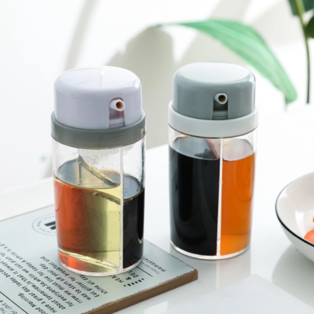 1Pcs Transparent Two-in-one Spiral Oil Bottle Moisture-proo Dual-purpose Oil Pot Soy Sauce Wine Vinegar Kitchen Accessories
1Pcs Transparent Two-in-one Spiral Oil Bottle Moisture-proo Dual-purpose Oil Pot Soy Sauce Wine Vinegar Kitchen Accessories