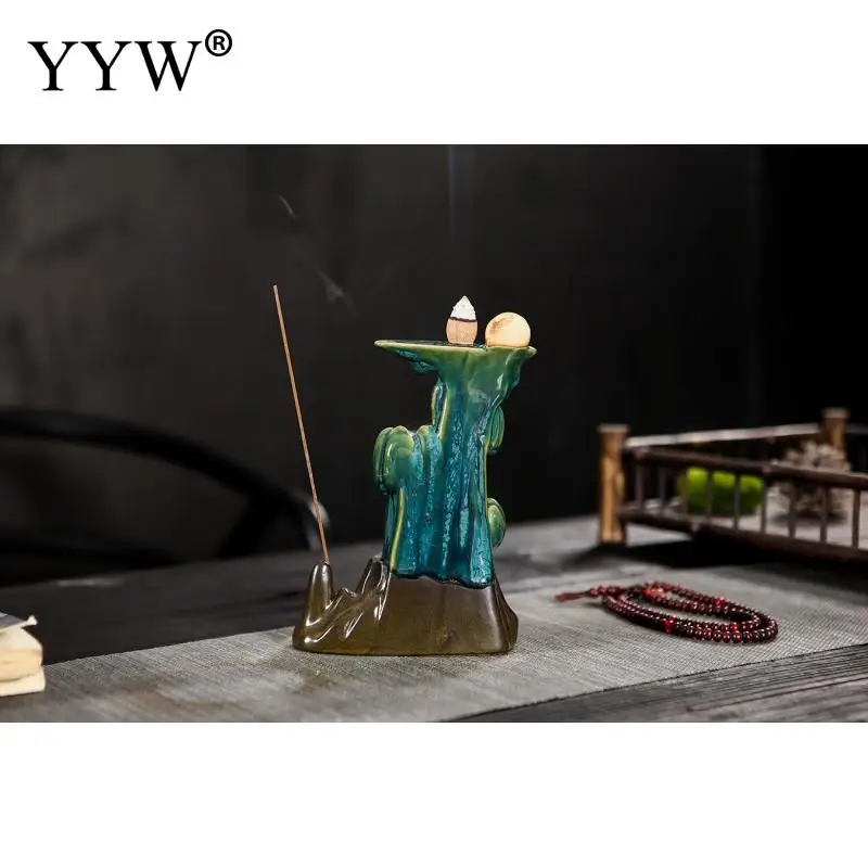 Mountain Waterfall Incense Burner Holder Backflow Incense Burner Ceramic Reflux Stove Decoration Incense Waterfall For Home
Mountain Waterfall Incense Burner Holder Backflow Incense Burner Ceramic Reflux Stove Decoration Incense Waterfall For Home