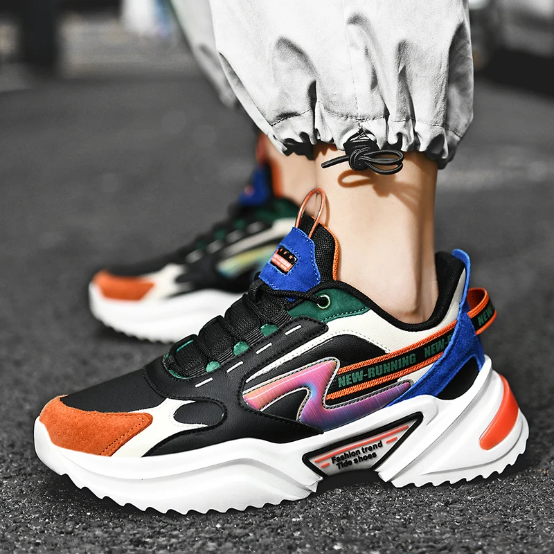 Модные мужские сверхлегкие кроссовки для бега, дышащие кроссовки на массивной подошве, уличная износостойкая удобная спортивная обувь, мужские кроссовки
Модные мужские сверхлегкие кроссовки для бега, дышащие кроссовки на массивной подошве, уличная износостойкая удобная спортивная обувь, мужские кроссовки