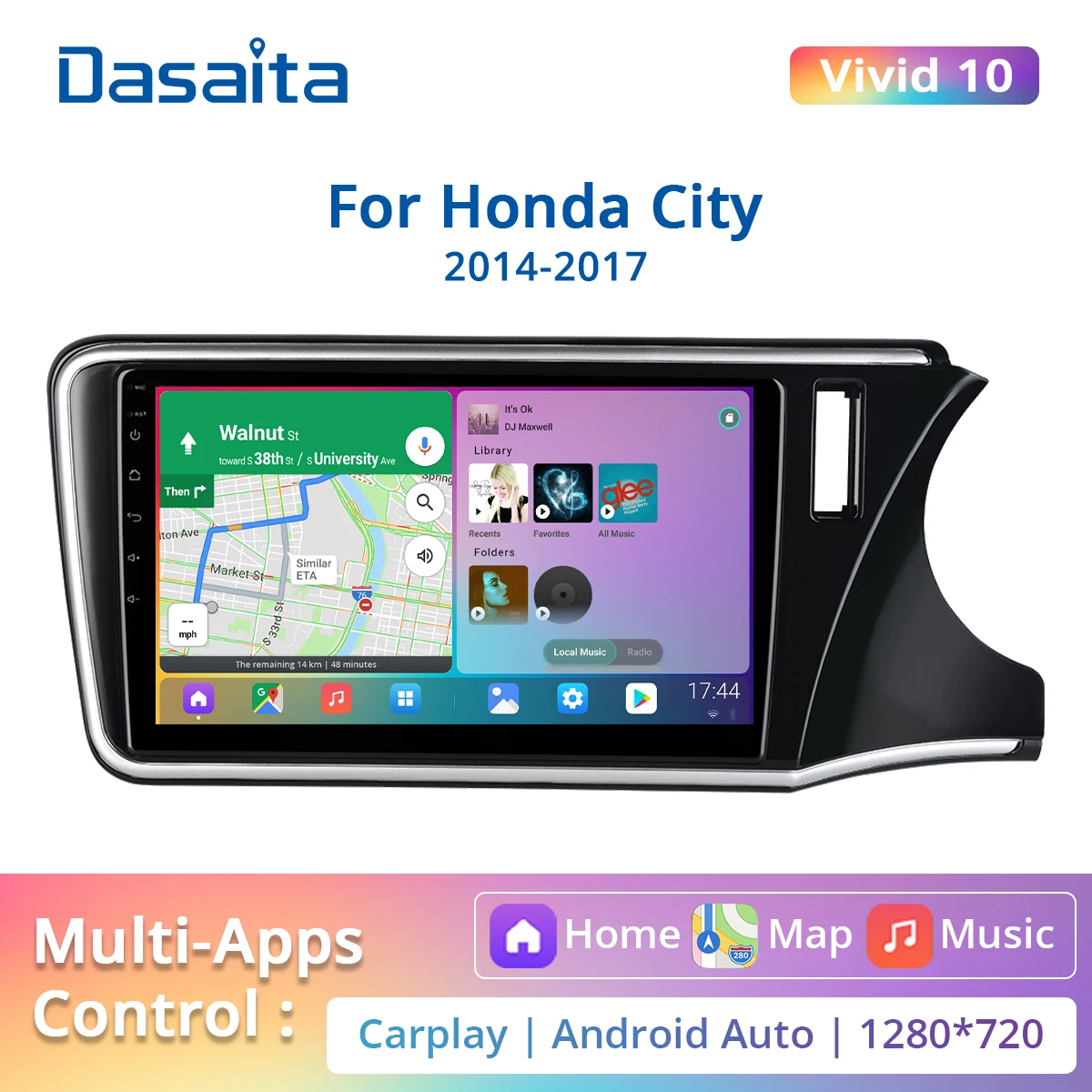 Dasaita яркий для Honda City 2015 2016 2017 автомобильное радио 10,2 дюймов IPS HD экран Android 10,0 1 Din GPS 1280*720 Carplay DSP BT5.0
Dasaita яркий для Honda City 2015 2016 2017 автомобильное радио 10,2 дюймов IPS HD экран Android 10,0 1 Din GPS 1280*720 Carplay DSP BT5.0