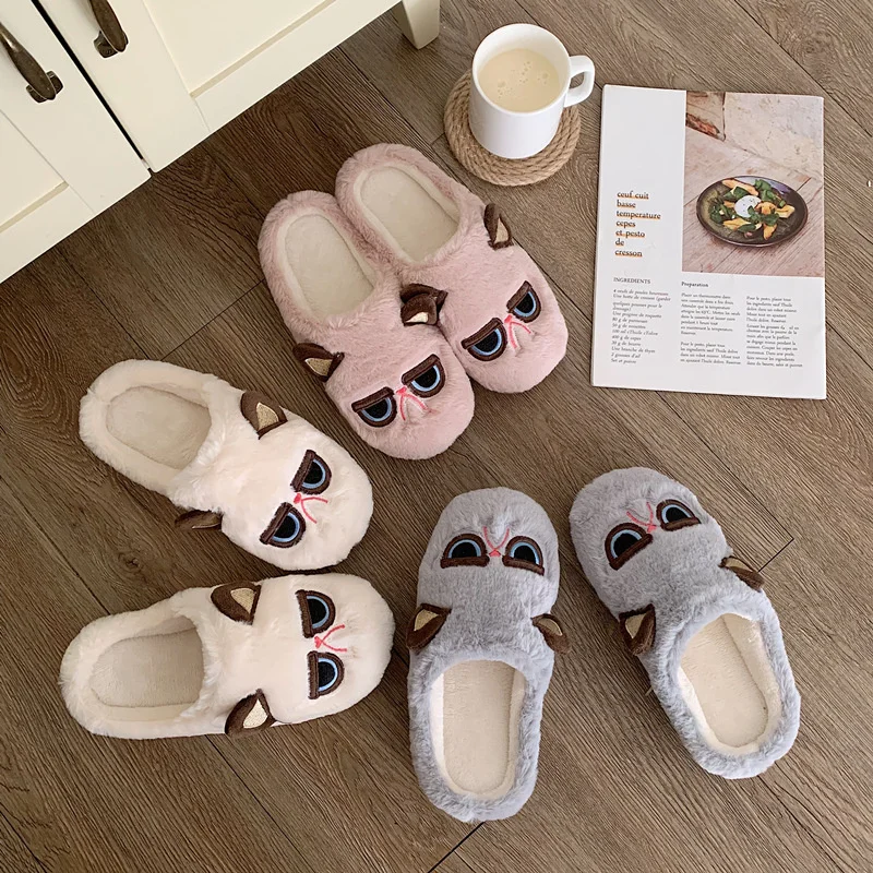 2022 Cute Cartoon Cat Girl Slippers Winter Home Women Cotton Slides Thick Anti-slip Bottom Female Slippers INS Style Indoor Shoe
2022 Cute Cartoon Cat Girl Slippers Winter Home Women Cotton Slides Thick Anti-slip Bottom Female Slippers INS Style Indoor Shoe