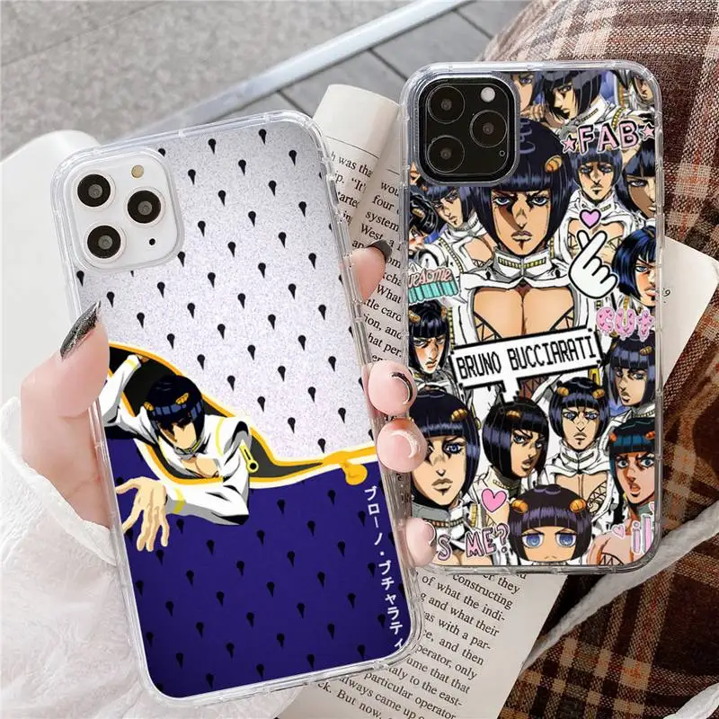 Bruno Bucciarati JoJo Bizarre Phone Case For Iphone 5 SE 2020 6 6s 7 8 plus X Xr XS 11 12 13 Mini Pro Max Fundas Cover
Bruno Bucciarati JoJo Bizarre Phone Case For Iphone 5 SE 2020 6 6s 7 8 plus X Xr XS 11 12 13 Mini Pro Max Fundas Cover