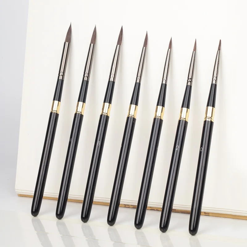 7Pcs set Nylon hair/Animal Hair Paint Brush High Quality Art Painting Brushes Artistic Watercolor Brush for Drawing Art Supplies
7Pcs set Nylon hair/Animal Hair Paint Brush High Quality Art Painting Brushes Artistic Watercolor Brush for Drawing Art Supplies