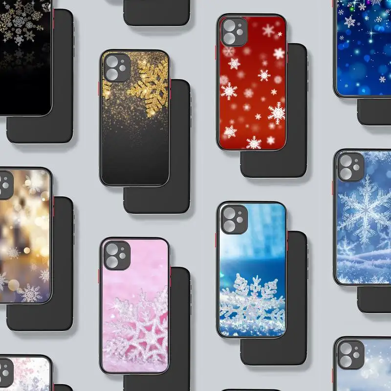 Christmas Snow flake Phone Case Matte Transparent for iPhone 7 8 11 12 s mini pro X XS XR MAX Plus coque funda cover
Christmas Snow flake Phone Case Matte Transparent for iPhone 7 8 11 12 s mini pro X XS XR MAX Plus coque funda cover
